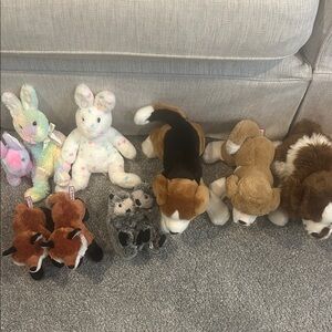 Assorted lot of 11 Douglas Stuffed animals